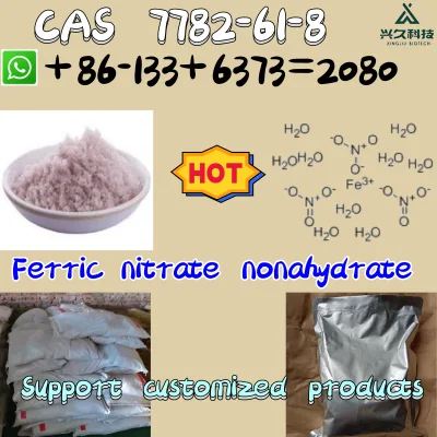 Vendita calda nitrato ferrico nonaidrato purezza 99% CAS 7782